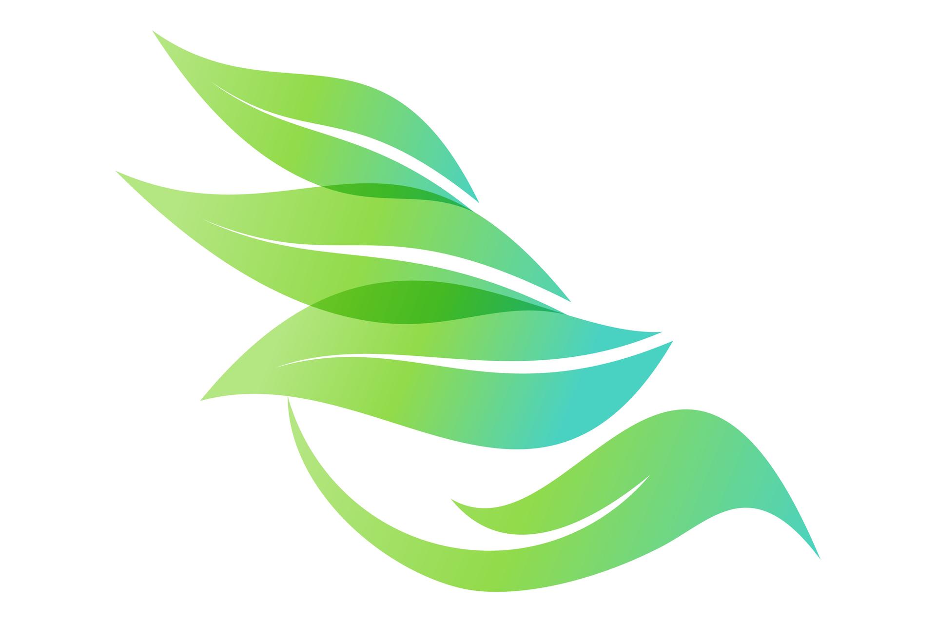 Organic Leaf Symbol for Logo